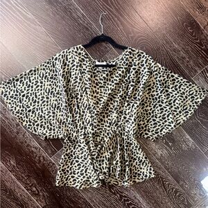 Leopard Print Women's Top